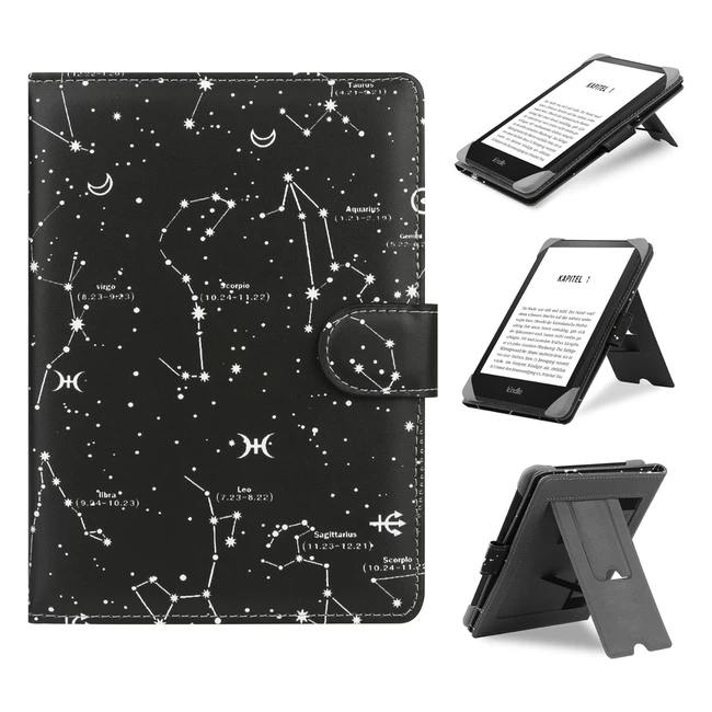 Funda Universal Compatible 668 Pocketbook Tolino Sony Kindle Paperwhite 2022 2019 Kobo Clara HD Estuche Cover Constelación