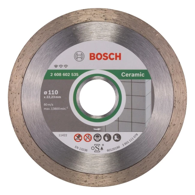 Disco Tronzador Diamante Bosch Profesional 110 2223 16 75mm Cerámica