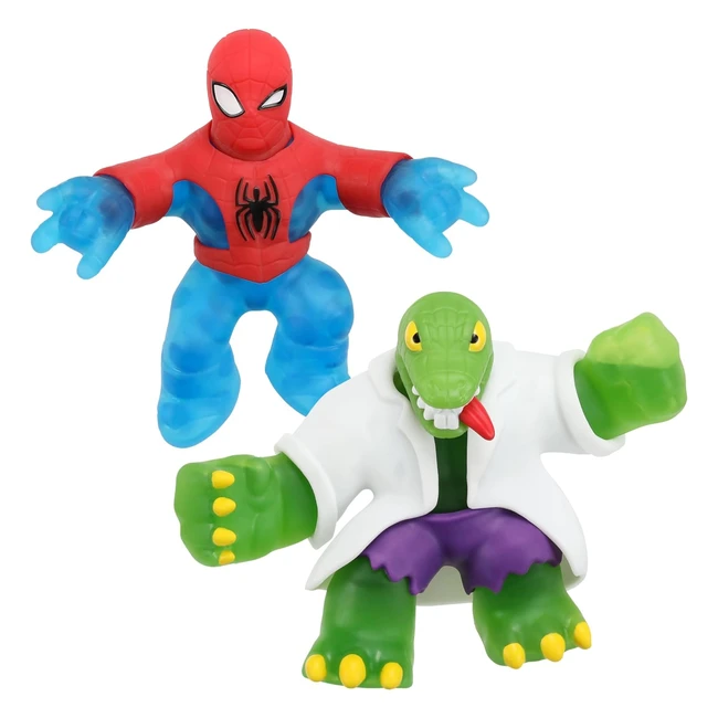 Marvel Spiderman vs Goo Shifter Lizard - Heroes of Goo Jit Zu Twin Pack