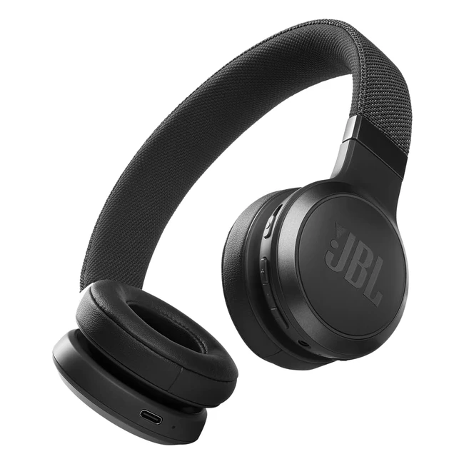 JBL Live 460NC Wireless OnEar Bluetooth Kopfhörer Schwarz ANC Sprachassistent bis zu 50 Stunden Musikgenuss