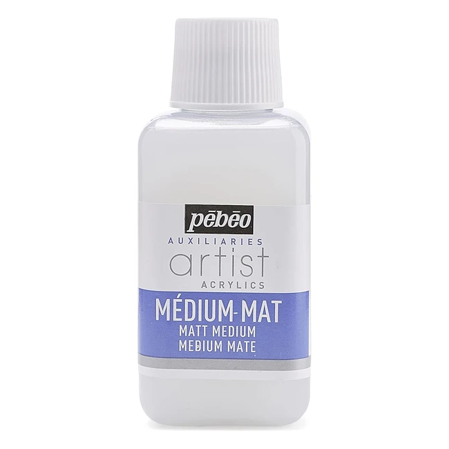 Pebeo 250ml Medium Matt Transparent - Enhance Color Mix Density