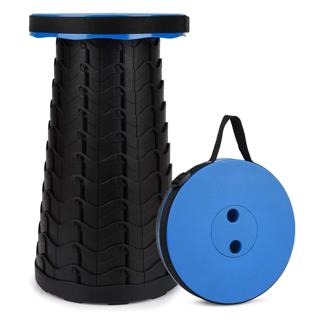 fiemach tragbarer klapphocker 2. generation mini teleskopischer hocker leichter campinghocker für outdoor camping angeln bbq indoor küche belastung 180 kg 2020 upgrade
