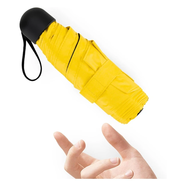 Chakipee Small Mini Umbrella - Lightweight Portable UV Protection - Travel Frien