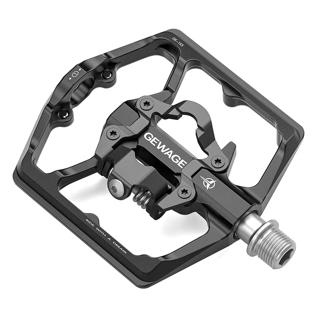 Pedali per mountain bike Gewage SPD 916 - Corpo largo e leggero