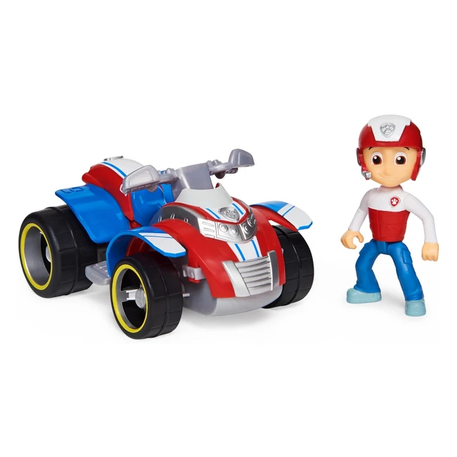 Paw Patrol Ryder's Rescue ATV Toy Vehicle - Collectible Action Figure - Eco-Friendly - Ages 3+