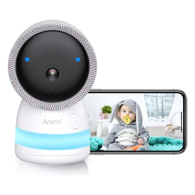 Arenti Telecamera Wifi Interno 355 Baby Monitor Videocamera Sorveglianza Interno