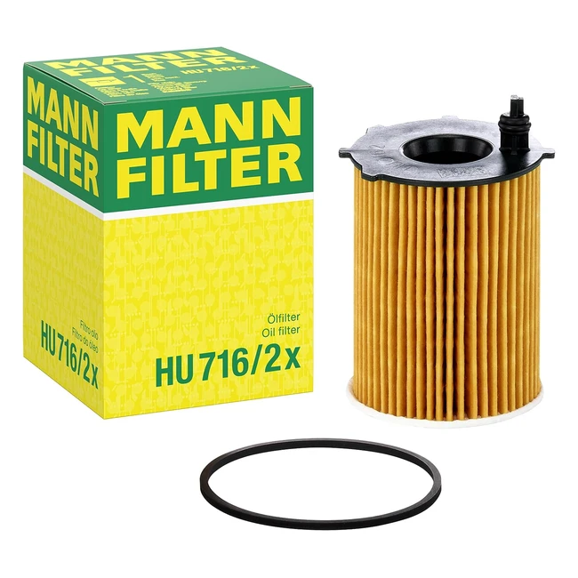 MANNFILTER HU 7162 X Ölfilter | Premiumfilter | Dichtungssatz | PKW