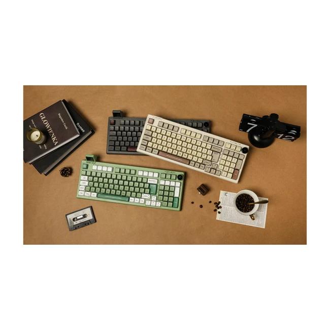 Cuffie da gioco wireless TA2000 con microfono di cancellazione del rumore per PS5 PC PS4 2.4G Bluetooth USB Type-C Bianco