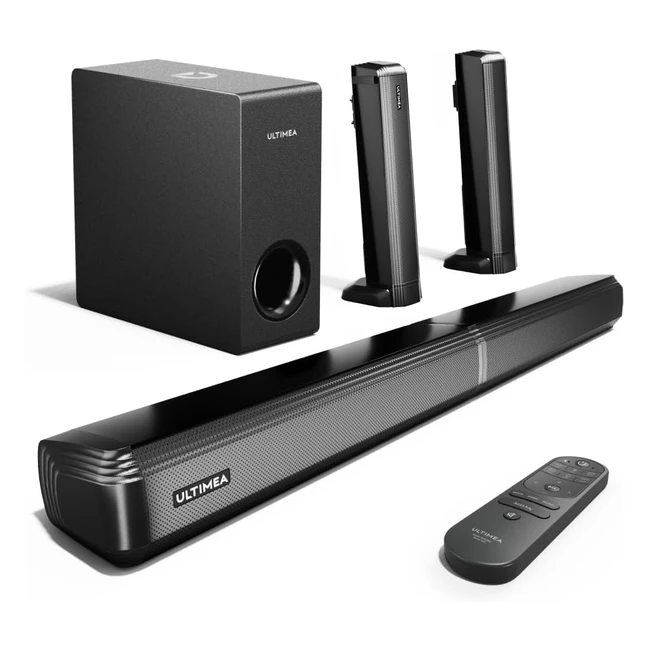 Ultimate 41CH Sound Bar with Subwoofer 200W Bluetooth 2in1 Detachable TV Soundba