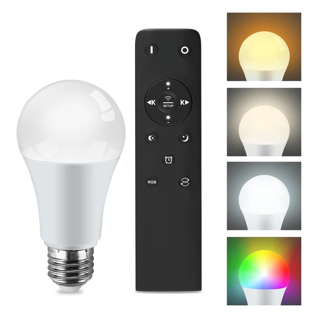 Lampadaire Moderne avec Télécommande et Contrôle au Pied - 2700K/6500K LED - Abat-jour en Lin - RGB