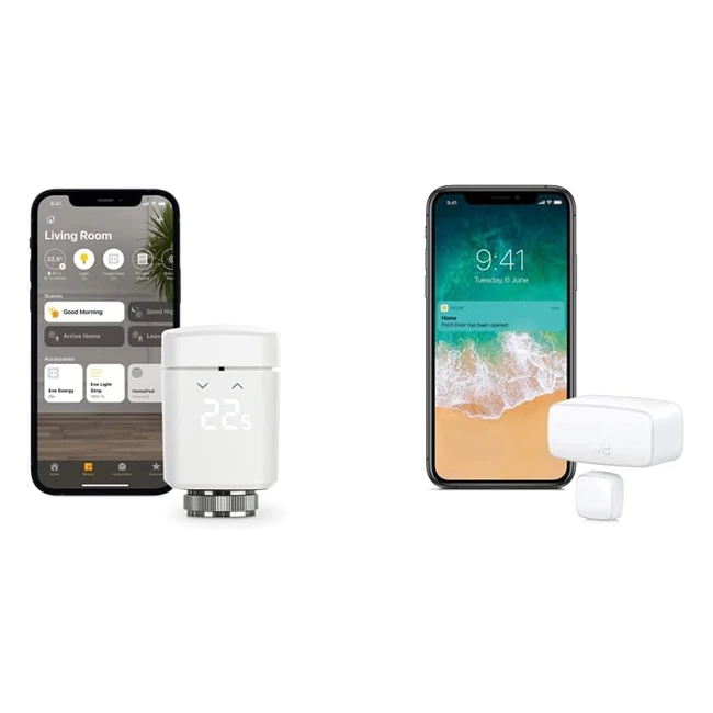 Eve Thermo Smart Heizkrperthermostat LED Display Energiesparen