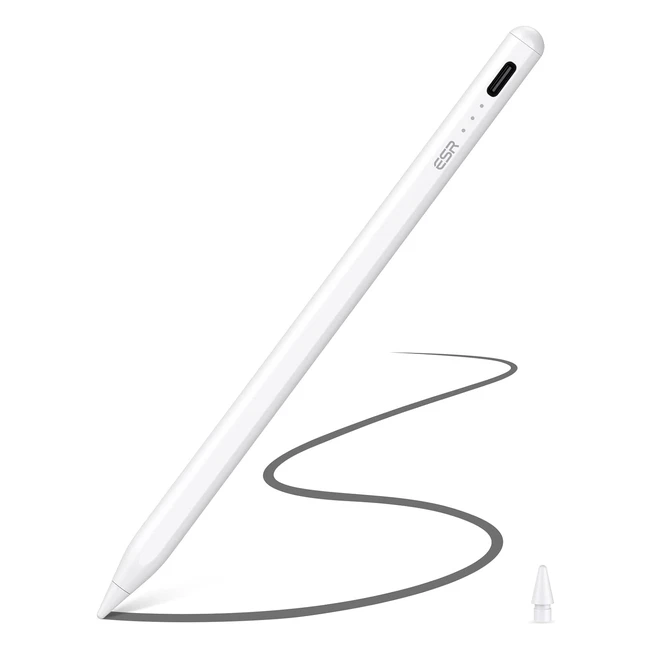 ESR Pencil 2 Generation für Apple iPad Styluspen mit Neigungsempfindlichkeit und Palm Rejection