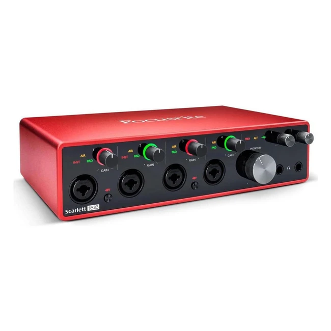 Focusrite Scarlett 18i8 3rd Gen USB-Audiointerface - Studioqualitt transparen