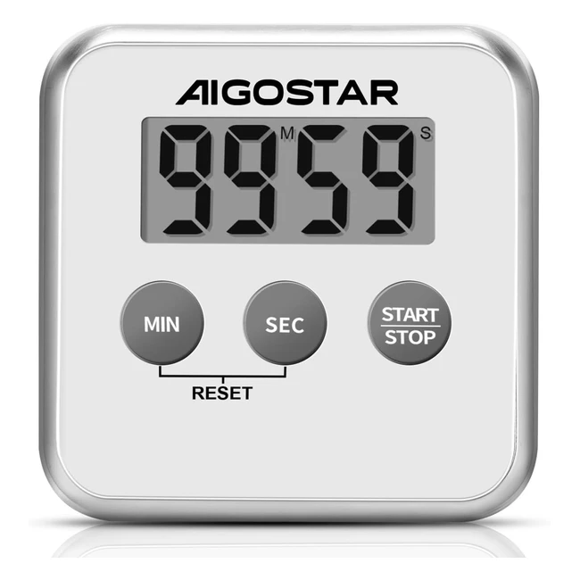 Temporizador de cocina digital Aigostar con pantalla LCD grande y multifunción - Modelo: Timer 99