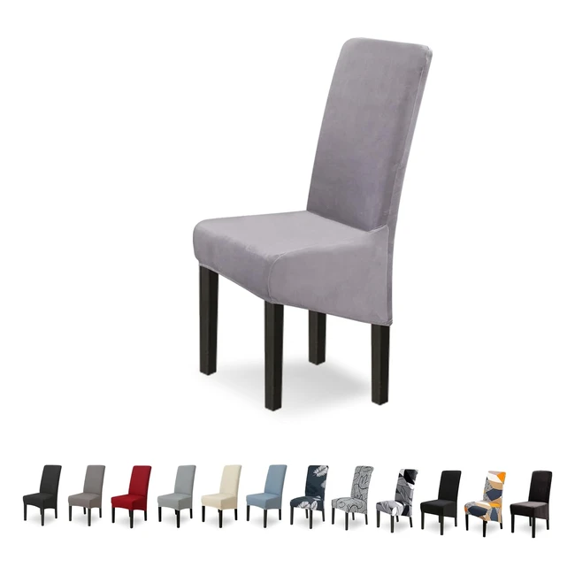 Coprisedie XL Elasticizzati 4 Pezzi - Morbidi e Antimacchia - Lydevo