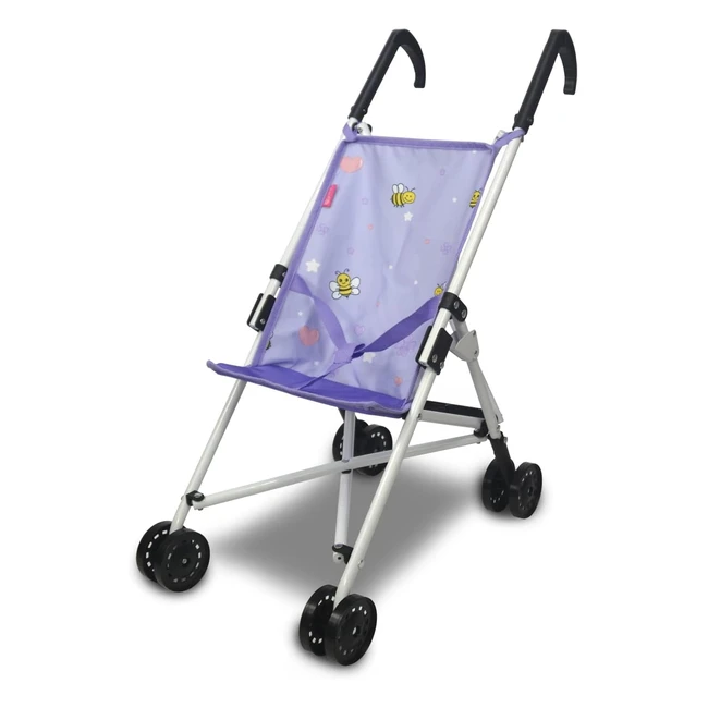 Cochecito de Muñecas Plegable Anivia - Ideal para Niños - Violeta