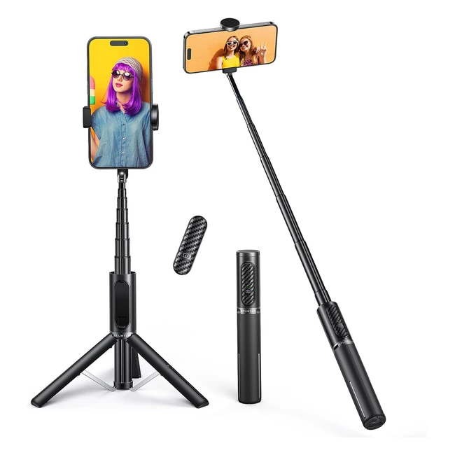 Atumtek Selfie Stick Tripod 3-in-1 Aluminum Bluetooth Selfie Stick with Remote f