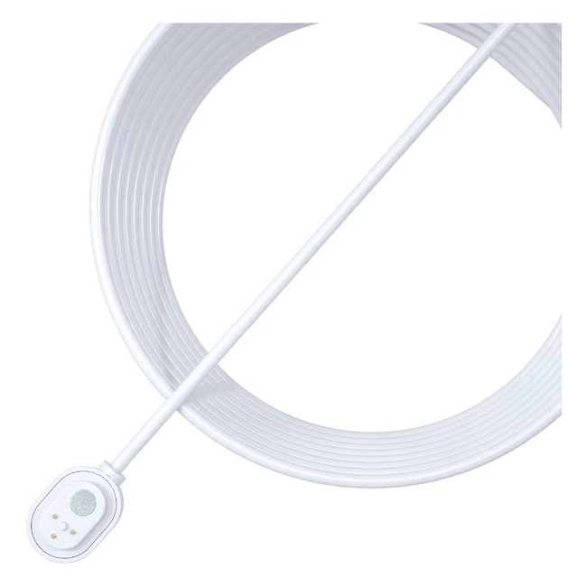 Cable de Carga Magnético Resistente a la Intemperie Blanco Arlo Pro 3 Pro 4 XL Pro 5 Ultra 2 XL Floodlight Go 2 - VMA5600C