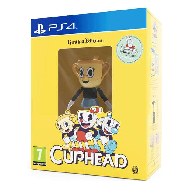 Limited Edition Cuphead PS4 Game - Coop Action, New Characters & Expansion