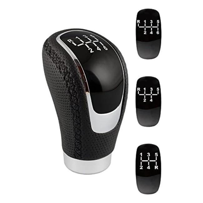 Pomo de Cambio BC Corona Negro 5 Velocidades - Modelo XYZ