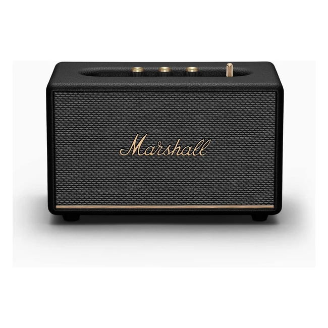Marshall Acton III Bluetooth Speaker Wireless Black - Immersive Soundstage Easy