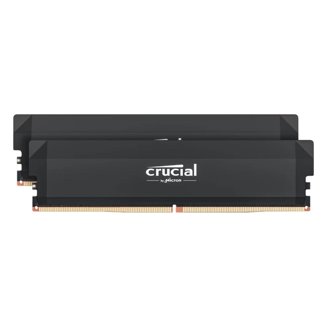 Kit RAM Crucial Pro DDR5 32Go 6000MHz CL36 Intel XMP 30 AMD - CP2K16G60C36U5B