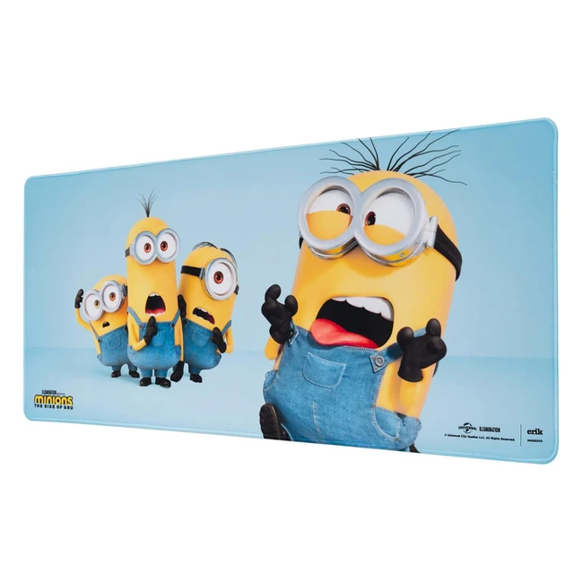 Grupo Erik Gaming Mauspad XXL Minions Mousepad Rutschfest Wasserabweisend Große Schreibtischunterlage