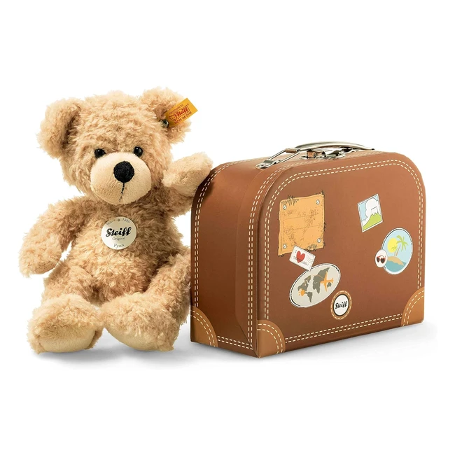 Steiff Teddybär Fynn im Koffer beige 28 cm StofftierTeddy Kuscheltier
