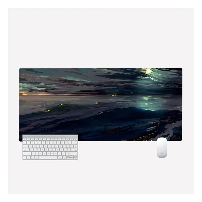 Gaming Mauspad 900x400x3mm - Groes Mousepad mit Motiv - Rutschfeste Mausmatte 