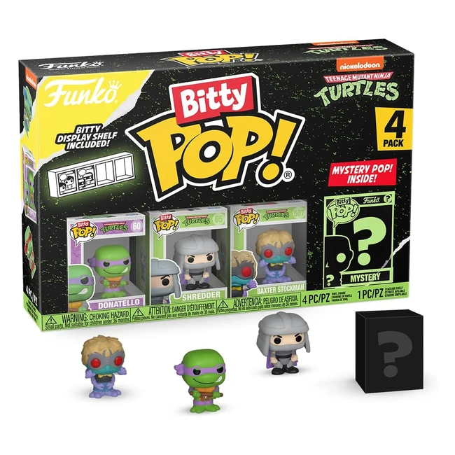 Funko Bitty Pop TMNT Leonardo Michelangelo April O'Neil 09 inch 22 cm Donatello Coleccionable