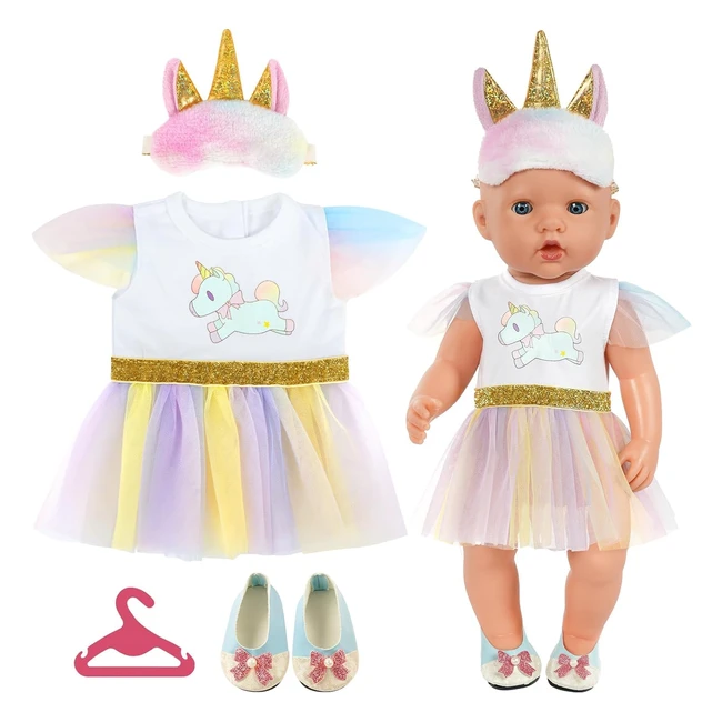 Aolso Baby Doll Clothes 1418 Inch Doll 3545 cm New Outfits Sweet Hooded Dress