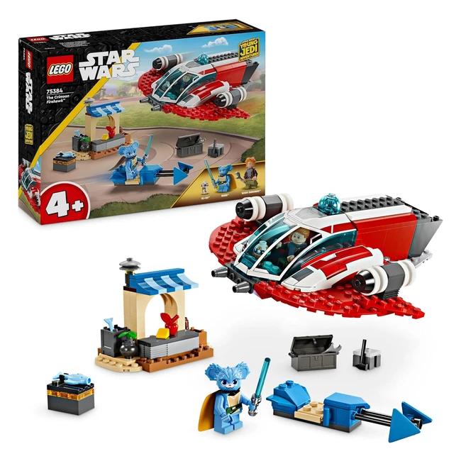 Lego Star Wars Nave Estelar The Crimson Firehawk 75384 - Regalo para niños y niñas de 4 años o más