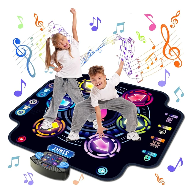 Tappetino da ballo Kizjorya con Bluetooth Wireless - Gioco musicale per bambini 3-10 anni