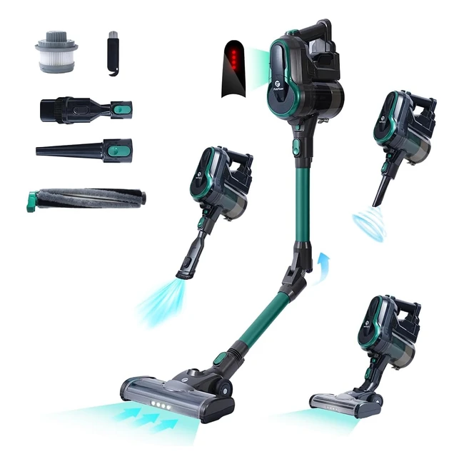 Aspirateur Balai Sans Fil FixtFixer 30000Pa Puissant 55min Autonomie HEPA 6 en 1