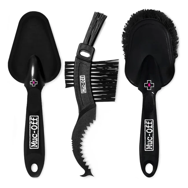 Kit de Cepillos Premium Mucoff - Limpieza de Bicicletas