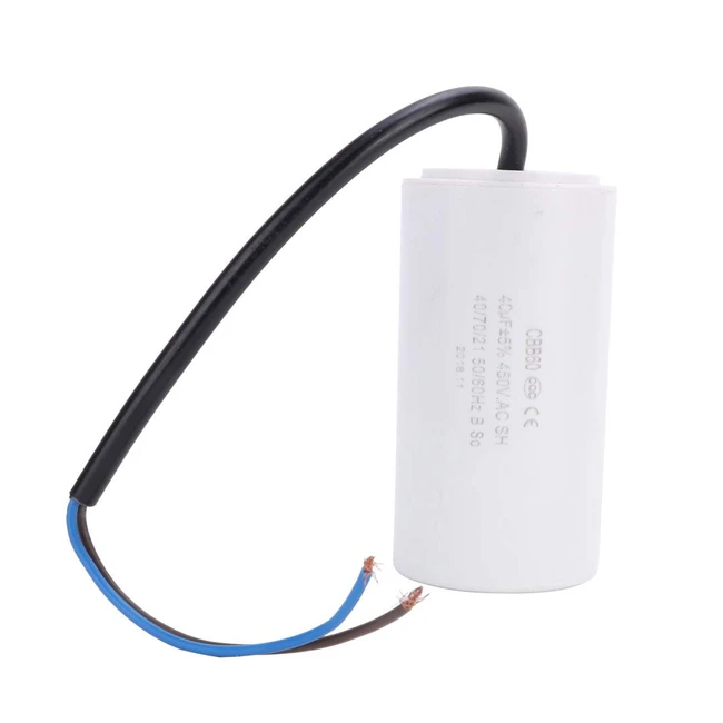 Condensador 40uf 450v CBB60 Motor Ecológico Arranque Funcionamiento
