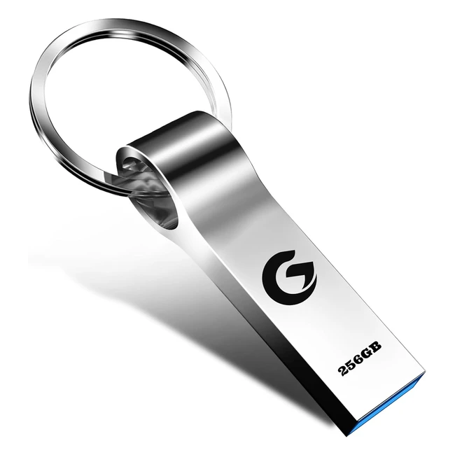 Cle USB 256 Go Sylmim - Capacite de Larege - USB 30 - Pendrive Metallique