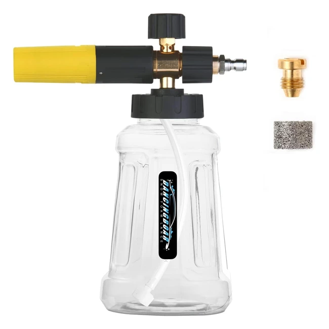 DancingBoar Foam Cannon 1L Quick Connect Pressure Washer Snow Foam Lance Soap Di