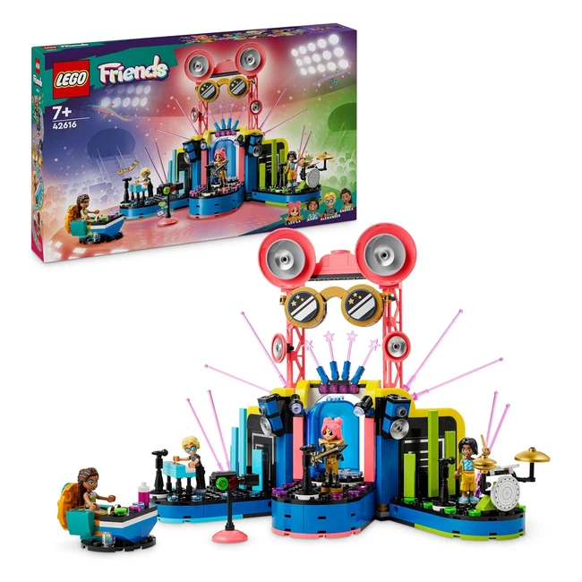 Lego Friends Espectáculo de Talentos Musicales Heartlake City - Juguete con 4 Mini Muñecos - Regalo para Niñas y Niños de 7+