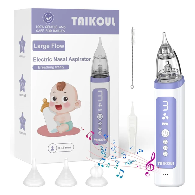 Aspiratore nasale elettrico ricaricabile per bambini con musica e luce - Weigrau