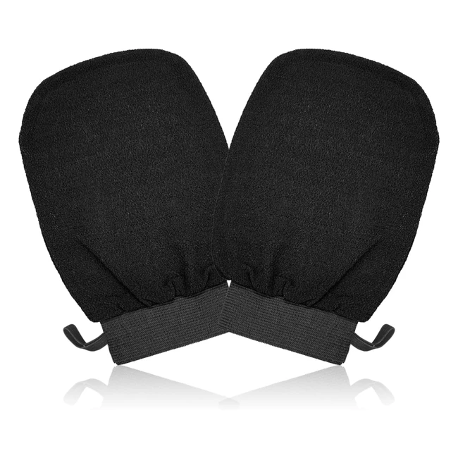 Guantes Exfoliantes de Viscosa Natural - Limpieza Profunda Piel Muerta