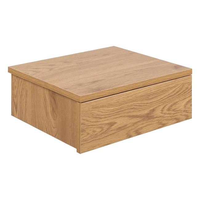 AC Design Mbel Asta Rustikaler quadratischer Nachttisch mit 1 Schublade Wildei