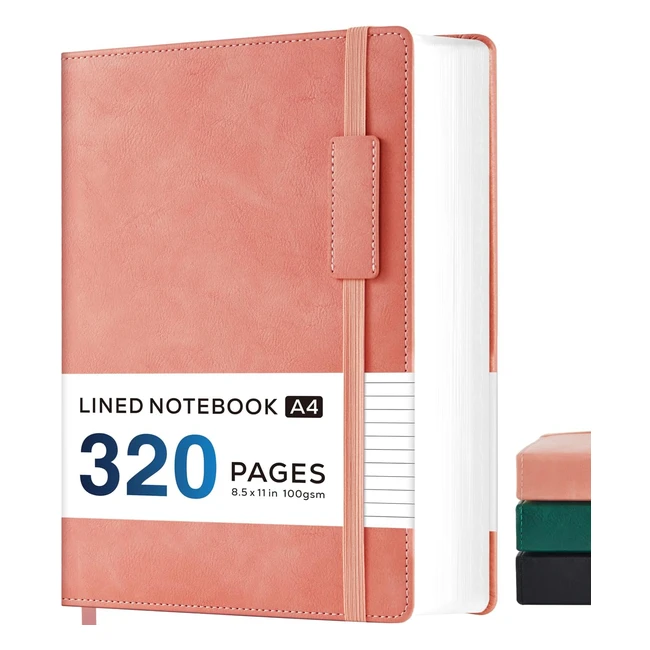 Nirmiro A4 Notebook Lined Large A4 Notepad Journal Notebook  Premium Thick Pape