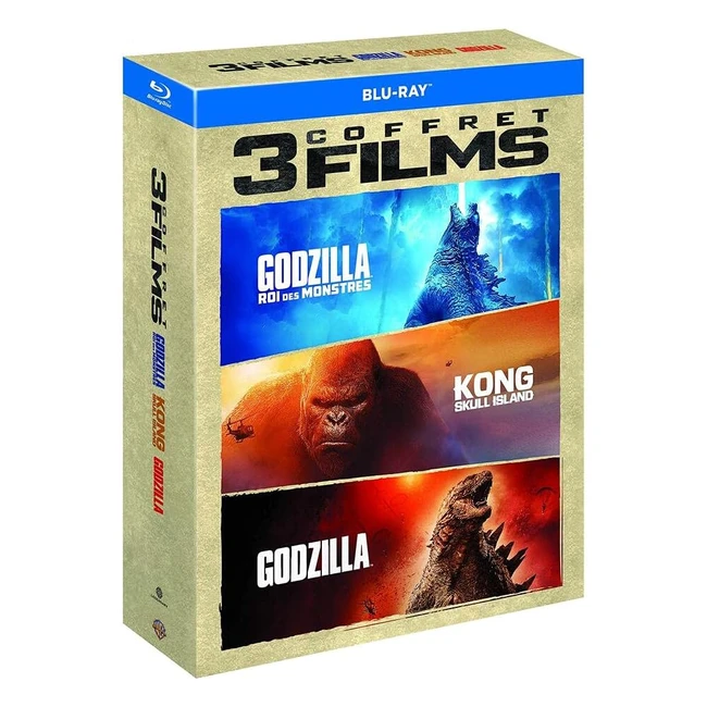 Bluray Godzilla Roi des Monstres Kong Skull Island - Réf. 123456 - Action et Aventure
