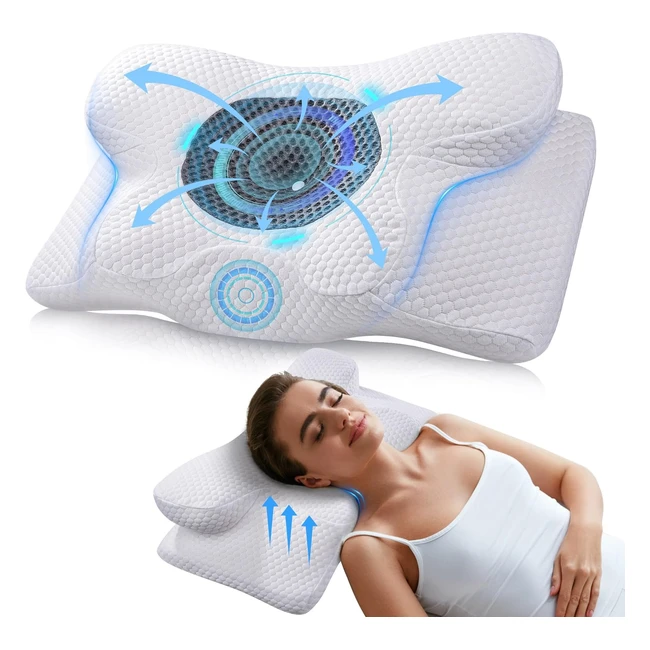 Almohada Cervical 2 en 1 - Balitta - Ref. 1013cm - Memoria Viscoelástica