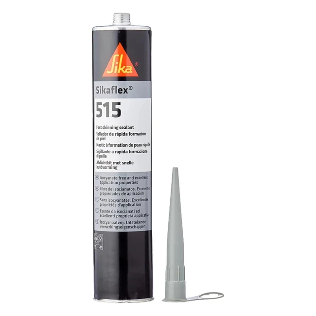 Sellador Sikaflex 515 Gris Universal 300ml - Formación Rápida Piel - Construcción Vehículos Comerciales