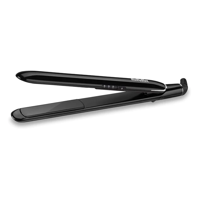 Plancha de Pelo Babyliss ST255E - Placas Flotantes de Cerámica con Turmalina - 3 Temperaturas - Calentamiento Instantáneo
