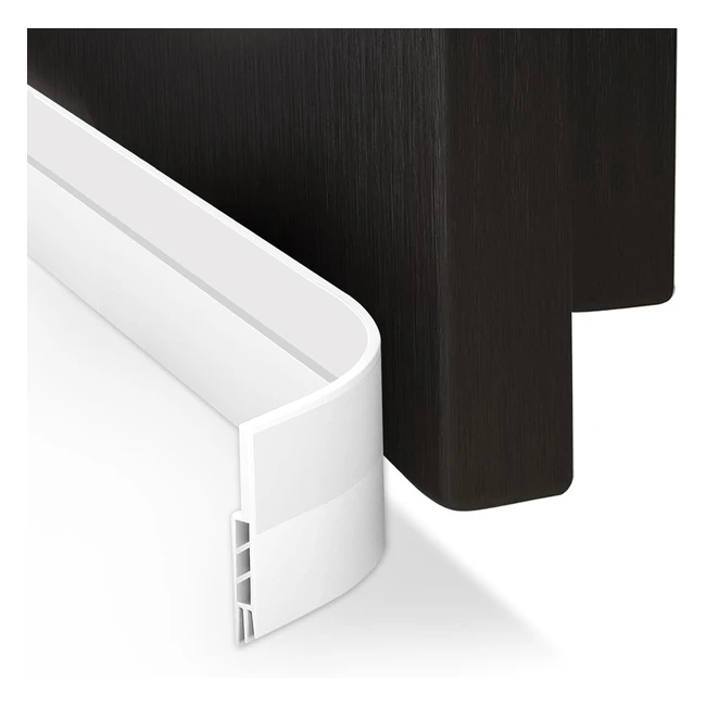 Calfeutrer bas de porte 200 x 45cm - Bande d'étanchéité en silicone souple isolant phonique thermique - Réf. 123456