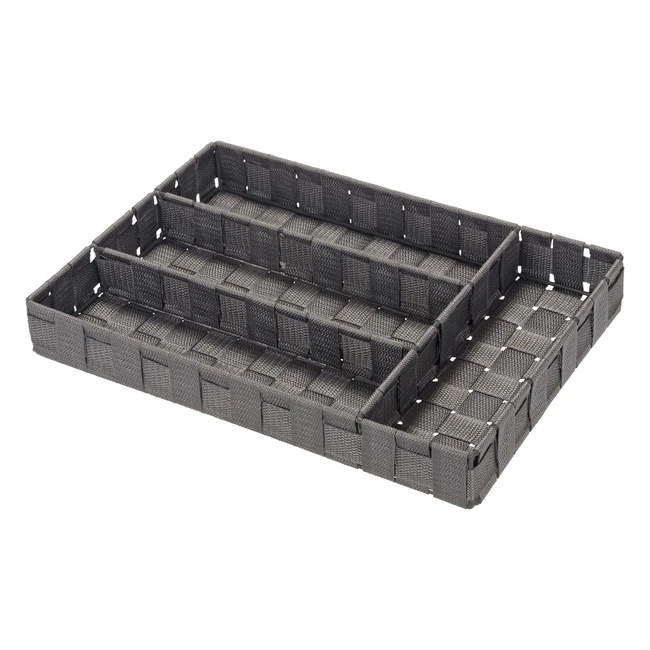 Cesta para Cubiertos Gris Wenko Adria PP 26x45x36cm - Organizador de Cocina