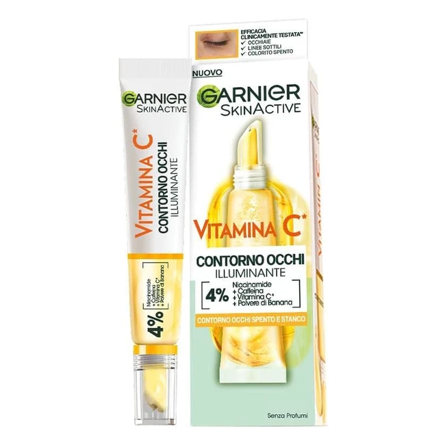 Garnier SkinActive Contorno Occhi Illuminante Vitamina C Antirughe 15ml